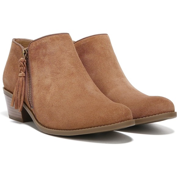 Vionic Shoes - NEW Vionic Women's Shyanne Leather Suede Side Zip Ankle Booties Size 10 Brown
